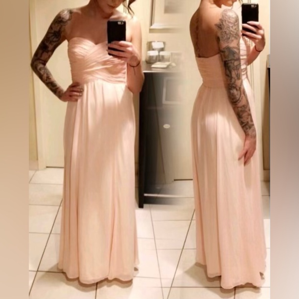 Ralph Lauren Evening in Blush Pink with Shoulder Wrap
